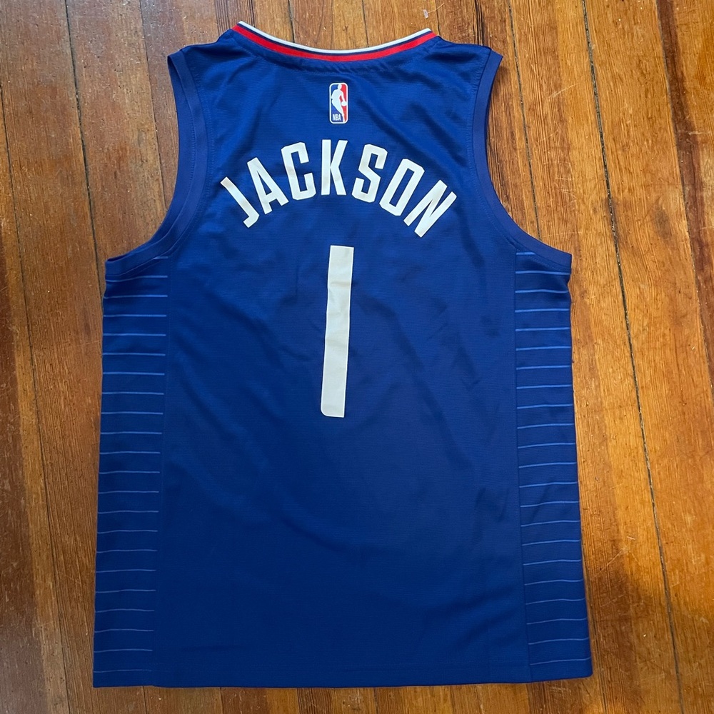 Fanatics Blue Jersey with Red and White Trim